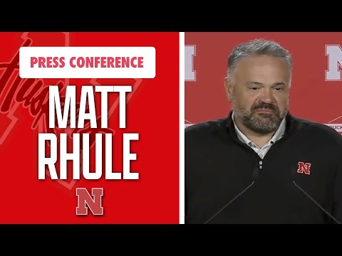 Nebraska Football Head Coach Matt Rhule meets with the media ahead of Ohio State game I HuskerOnline