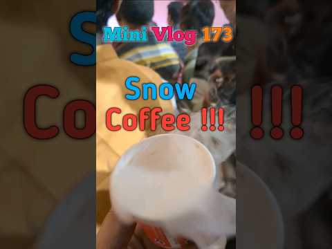 Snow wali coffee in party #anniversaryparty #kartikmela #prayagraj #youtubeshorts #ytshorts #173