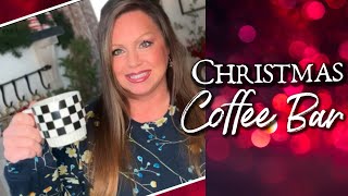 CHRISTMAS COFFEE BAR DECORATE WITH ME