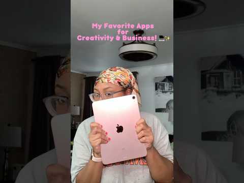 How I use my iPad Air to stay creative and run my business! 💖✨ #ipadsetup #smallbusinessvibes #apps