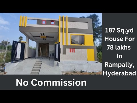 187 Sqyd Independent House For Sale In Rampally || 0035 || Estell Properties