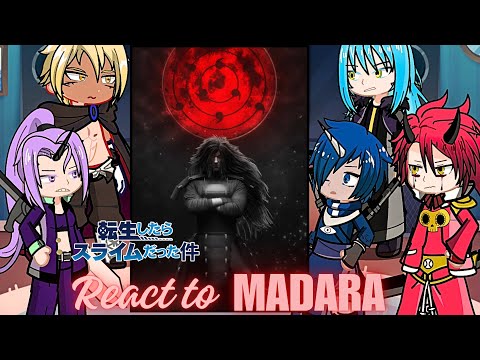 Rimuru Tempest react to madara uchiha | naruto shippuden | Gacha life 2  | slime | sasuke