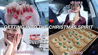 GETTING INTO THE CHRISTMAS SPIRIT🎄♥️ | decorating, baking, & more!!