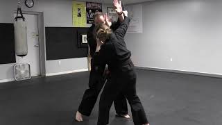 KD2 Knife Defense 2 (High Knife Slash - Inside Attack) Kanzen Heiwa Karate Do