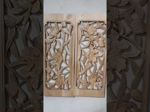 #Woodcarving craftsman #Purely handmade wood carving crafts