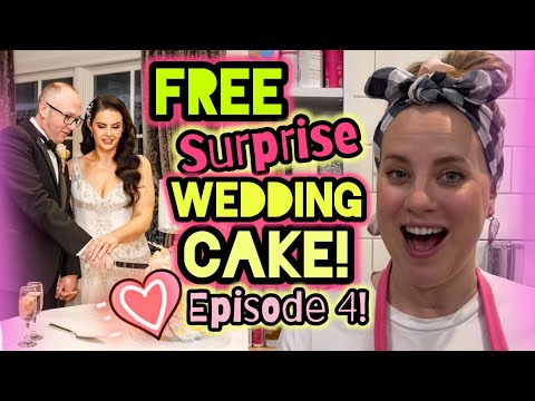 Free surprise wedding cake EP 4! From design to decoration to assembly at venue!