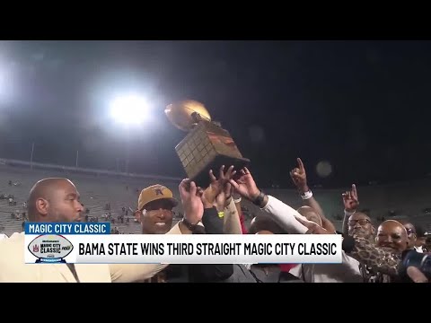 Alabama State wins 3rd straight Magic City Classic