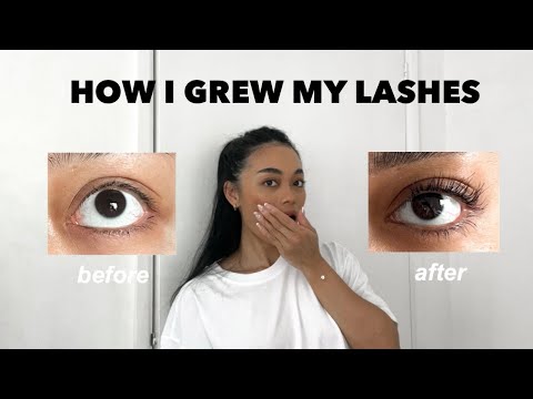 I GREW MY LASHES IN 1 MONTH *REAL RESULTS*