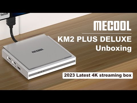 MECOOL KM2 PLUS DELUXE Smart TV Box 4G 32G WiFi6 1000M Android TV Box 4K| Unboxing