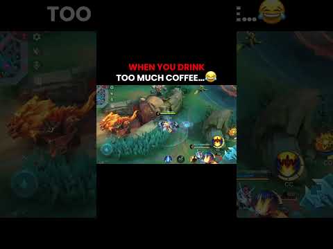 when you drink too much coffee😂 #mobilelegends #dyr #mlbb