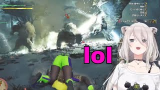 Shishiro Botan Has No Sense Of Danger | MOnster Hunter Wild [Hololive/Sub]