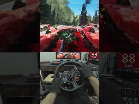 Loosing control of Ferrari F1 #shorts #viral #car #games