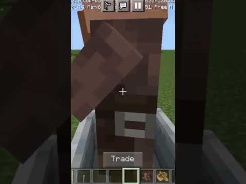 How to trap a villager in Minecraft #shorts