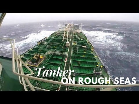 Tanker in rough seas (Amazing!!!)