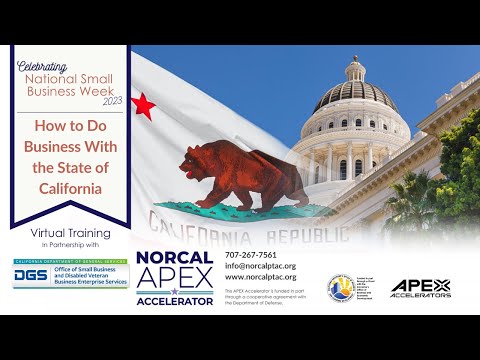 How to do Business with the State of California