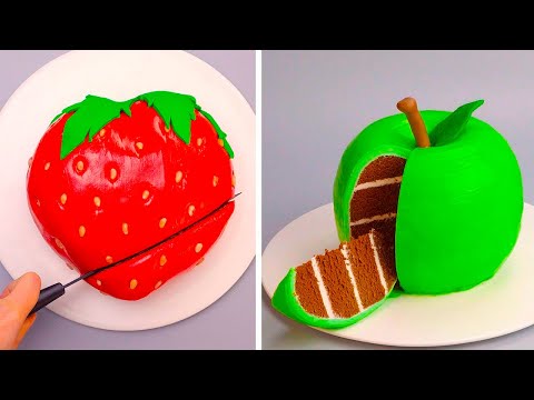 Top Fondant Fruit Cake Compilation / Easy Cake Decorating Ideas / So Tasty Cakes Recipes