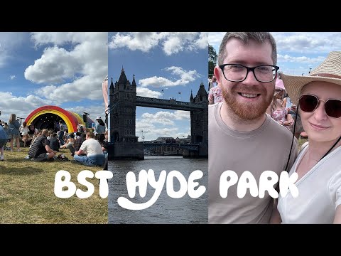 BST HYDE PARK MORGAN WALLEN!! Sightseeing in LONDON and walking tower bridge!