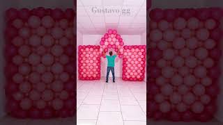 BALLOON CASTLE 🏰 Balloon decoration ideas 🤩 birthday decoration ideas at home #tiktok  #balloon