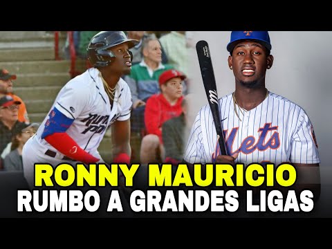 RONNY MAURICIO PRONTO SERÁ LLAMADO A GRANDES LIGAS CON LOS METS, LLEVA 3 HOME RUN EN TRIPLE A - MLB