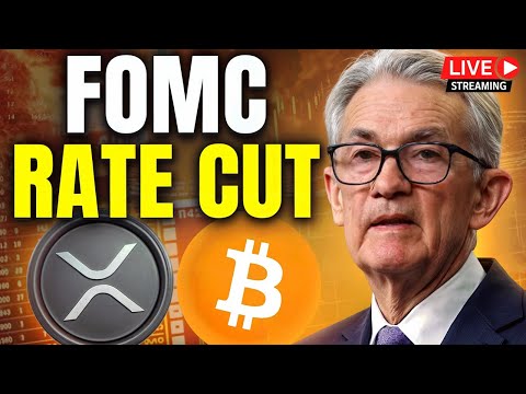 BREAKING: FOMC US FED RATE CUT LIVE! JEROME POWELL XRP & BITCOIN MEETING!