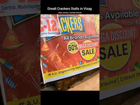 Click here ⬆️ to watch Diwali Crackers Stalls in Vizag full video #lokisjourney #vizag #diwali