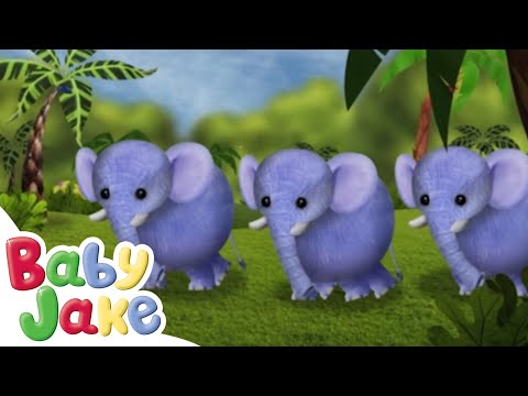 @BabyJakeofficial - Blue Elephants on Parade! | Compilation | Full Episode | TV for Kids