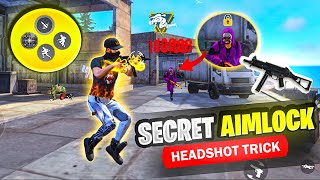 PERFECT AIM LOCK 🔒 FOR MOBILE || FREE FIRE NEW HEADSHOT TRICK  ALWAYS RED NUMBERS ON MOBILE 🎯