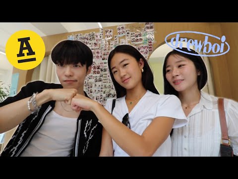 HANGING OUT WITH A KPOP TRAINEE | recording a song, lie detector game, asking all about kpop