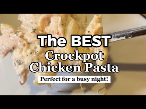 Easy Crockpot Recipe🧀 How To Make Buffalo Wild Wings Parmesan Garlic Pasta For An Easy Family Dinner