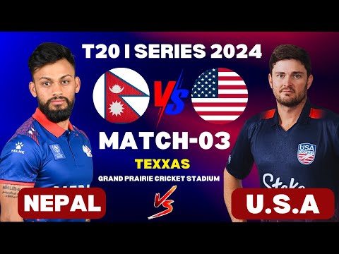 NEPAL vs USA 3rd T20 Match 2024 | Prediction, Preview & Analysis | Nepal Tour of USA 2024