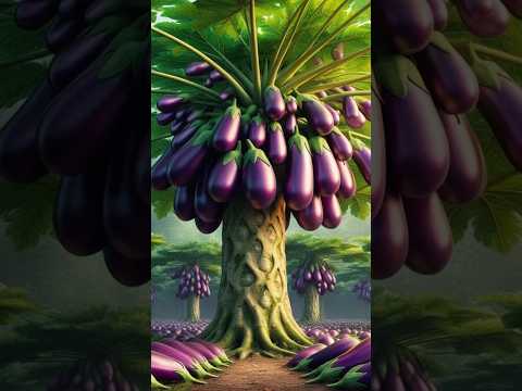 Wonderful technique growing Papaya Eggplant #fruit #nature #garden #reels #tree #shorts #papaya