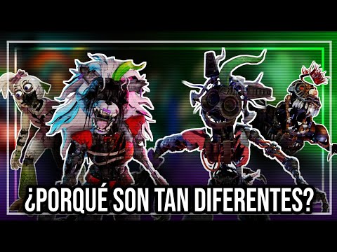 ¿Porqué Los Animatrónicos Ruined Y Sharratered Son Tan Diferentes? Análisis