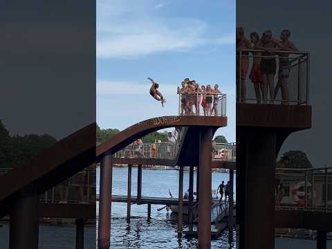 Kalvebod Brygge Harbor Bikini Beach Copenhagen, Denmark Sep 2023 #diving #shorts #Bikini #Beach