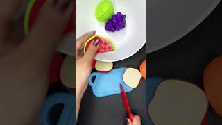 ASMR Fruit Cutting #asmr #foodtoys #cutting #howtocutting #plastic #satisfying