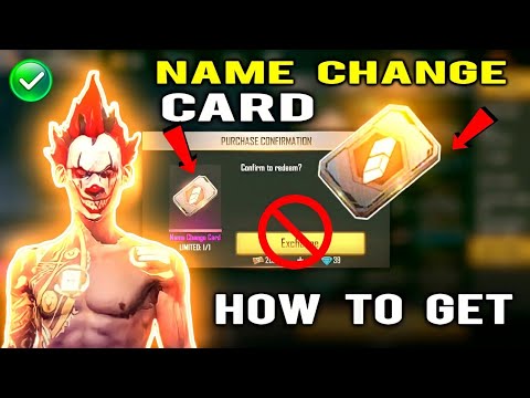 How To Get Name Change Card In Free Fire | Free Fire Name Change Card |Name Change Card In Free Fire