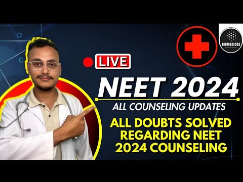 NEET 2024 | MCC AIQ 15 % COUNSELLING | STATE COUNSELLING | LIVE | LATEST UPDATE |