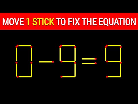 If you are genius solve this || Matchstick puzzle || Ep : 84