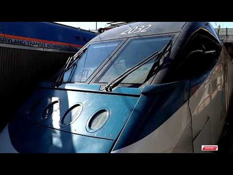 ♦ [4K] RailFanning Baltimore MD Amtrak's FASTEST Acela Electric Train! Top Speed ♣