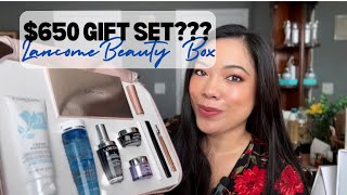 NEW $650 Lancome Holiday Beauty Box 2024. Honest review, eyeshadow swatches, prices!