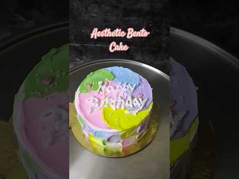 AESTHETIC BENTO CAKE DESIGN| BENTO CAKE| #viral #fypシ #trending #cake #viral #reels #shorts