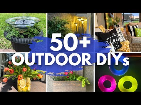 Absolute TOP 50 + Best Outdoor & Patio DIYs & Hacks On a Budget!