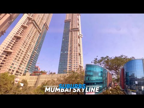 Mumbai Skyline & Slums - 2023 | Contrasting Views Of Mumbai Suburbs