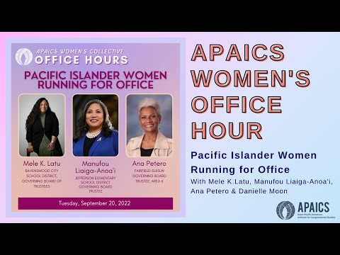 Women's Collective Office Hour: Pacific Islander Women Running for Office