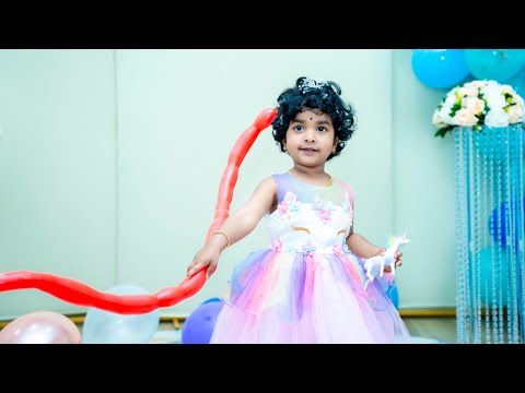 Mrigira Birthday Celebration | Unicorn Theme | Mrigira is TWO | Chavi Studios | 4K Video Highlight