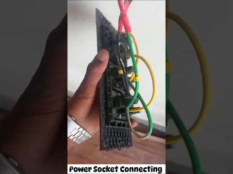 How to Make Double Power Socket 😀▶️| Power Socket Connect #shorts