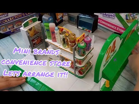 Mini Brands GOLD ITEMS in MINI CONVENIENCE STORE | Lets Arrange It!