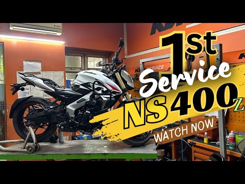 Bajaj PULSAR NS400z first service  cost | #pulsarns400z #firstservice #ns400z