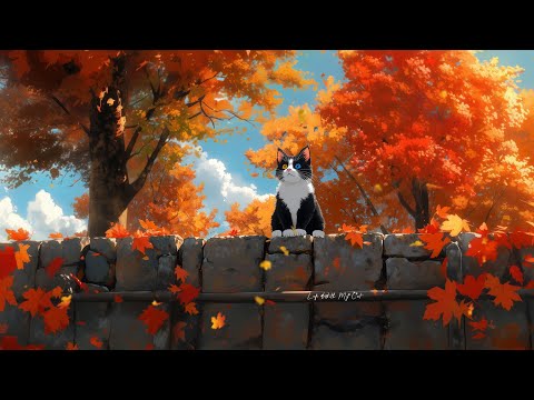 Autumn Corner 🍁🐈‍⬛ Fall 2024 [chill instrumental hiphop /  lofi beats] 🎵 Autumn playlist music