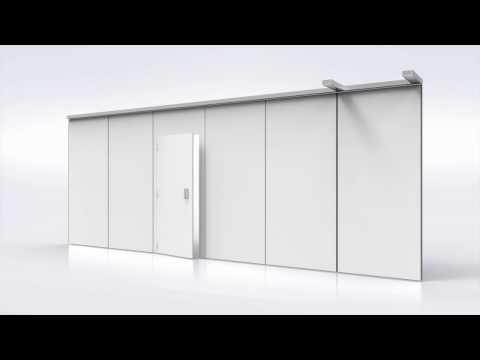 Single Panel 90-Degree Stack - Door Animation