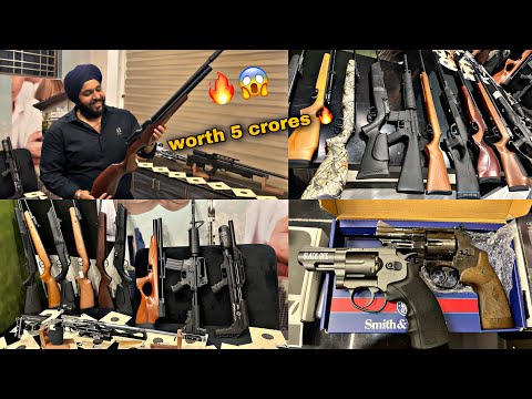 Imported AIR GUNS RIFLES Collection 🔥 - Worth 5 Crores 😱 [ Pubg Wali Rifles, Imported Pistols ]